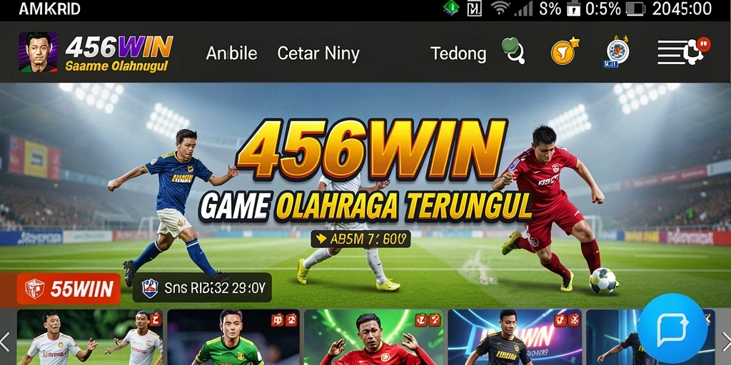 Tampilan gameplay 456WIN yang menegangkan saat pertandingan olahraga.
