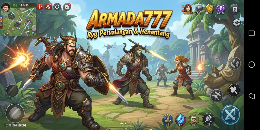 Gameplay seru dan mendebarkan dalam ARMADA777 yang penuh aksi.