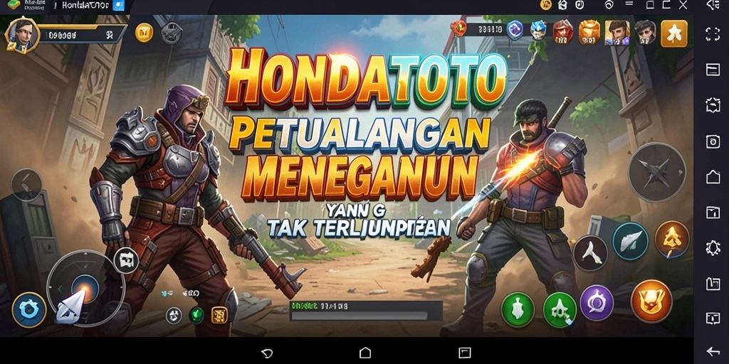 Gameplay seru HONDATOTO yang penuh tantangan petualangan.