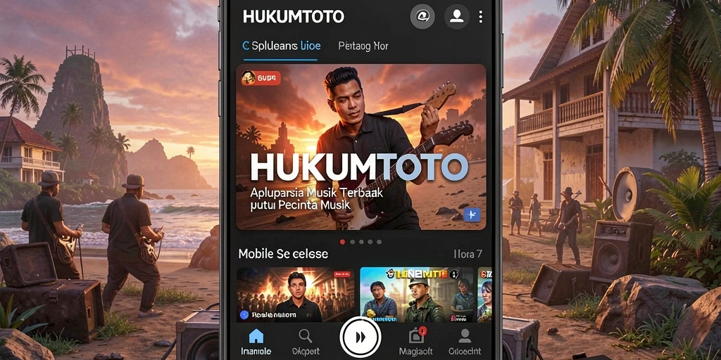 Tampilan gameplay HUKUMTOTO dengan berbagai pilihan lagu.