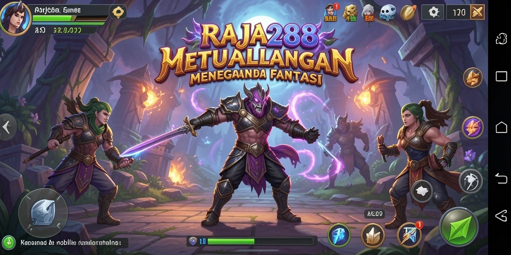 Tangkapan layar utama RAJA288 menampilkan gameplay yang seru dan grafis yang menakjubkan.