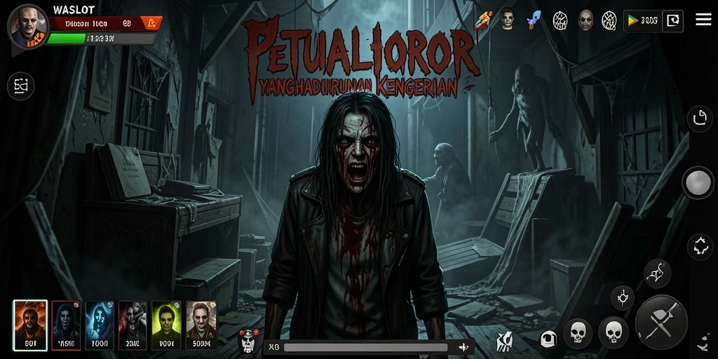 Gameplay WASLOT yang penuh ketegangan dan kengerian.