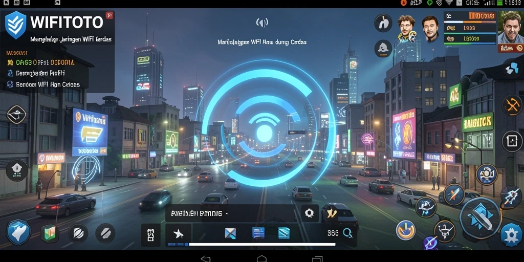 Gameplay seru dalam mengelola jaringan WiFi di WIFITOTO.